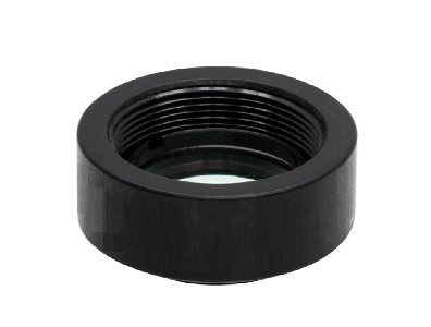 非球面聚光透镜，D=12.7 mm，F=8.0 mm，数值孔径：0.78，材料：B270，AR/AR@350-700 nm，安装于内径12.7 mm的标准透镜套筒
