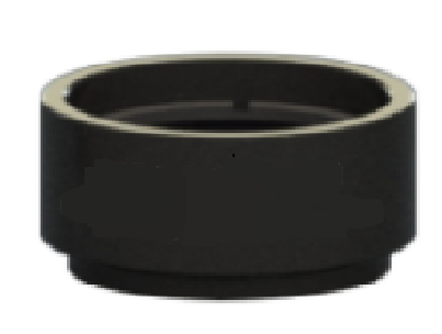 非球面聚光透镜，D=25.4 mm，F=16.0 mm，数值孔径：0.79，材料：B270，安装于内径25.4 mm的标准透镜套筒